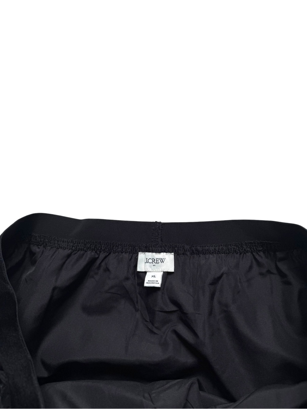 J. Crew Black Polka Dot A-Line Midi Skirt - Picture 2 of 7